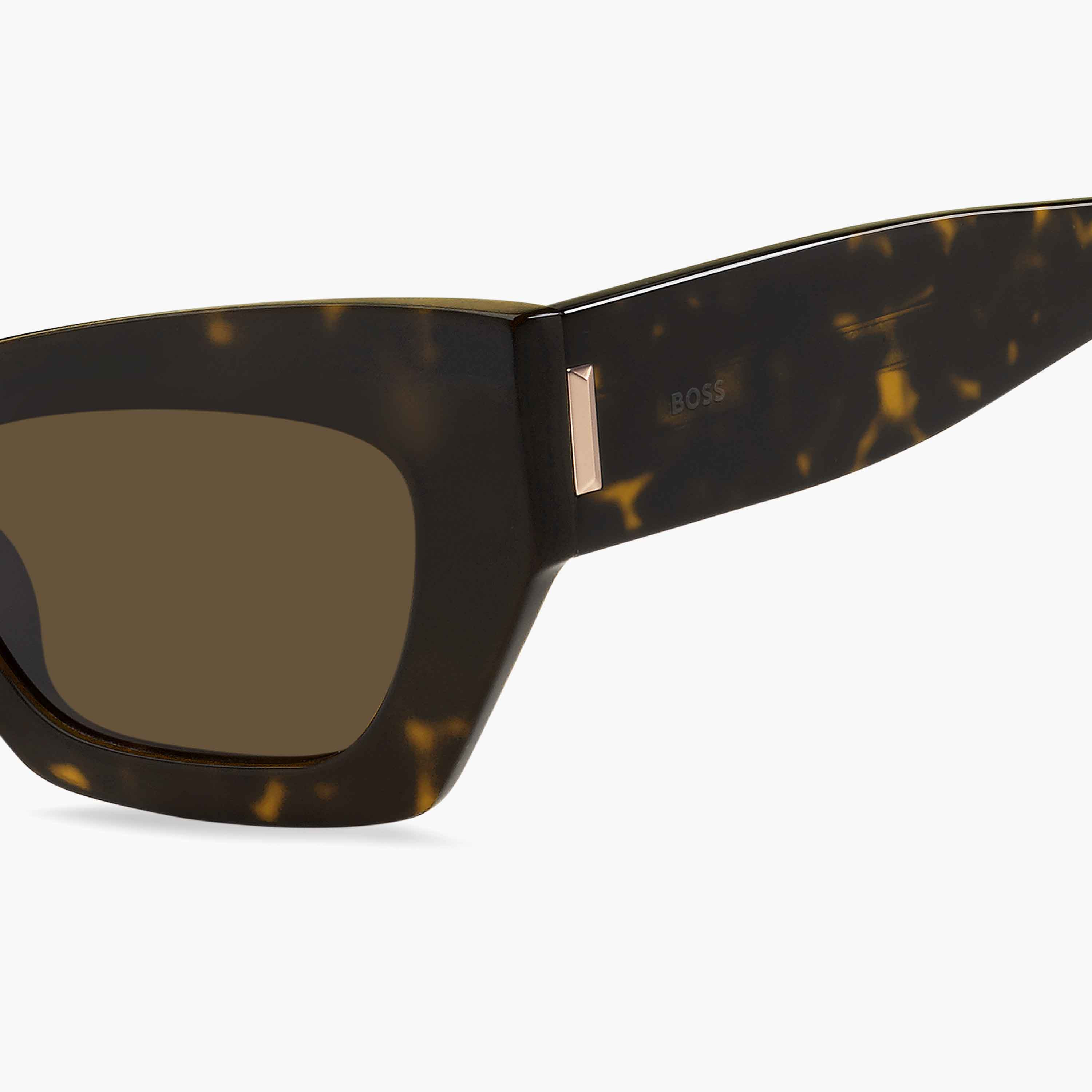 Hugo Women Uv Protected Brown Lens Rectangle Sunglass-girls-accessories-sunglasses-image-4