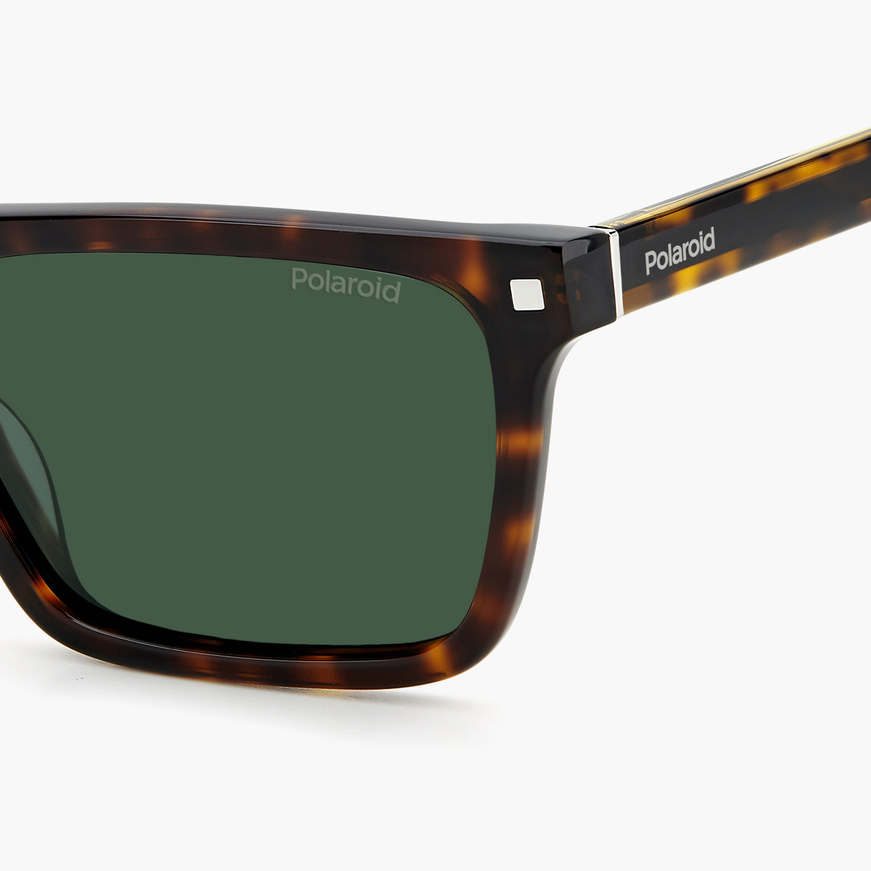 Polaroid Polarised and UV Protected Green Lens Rectangle Sunglass-girls-accessories-sunglasses-image-5