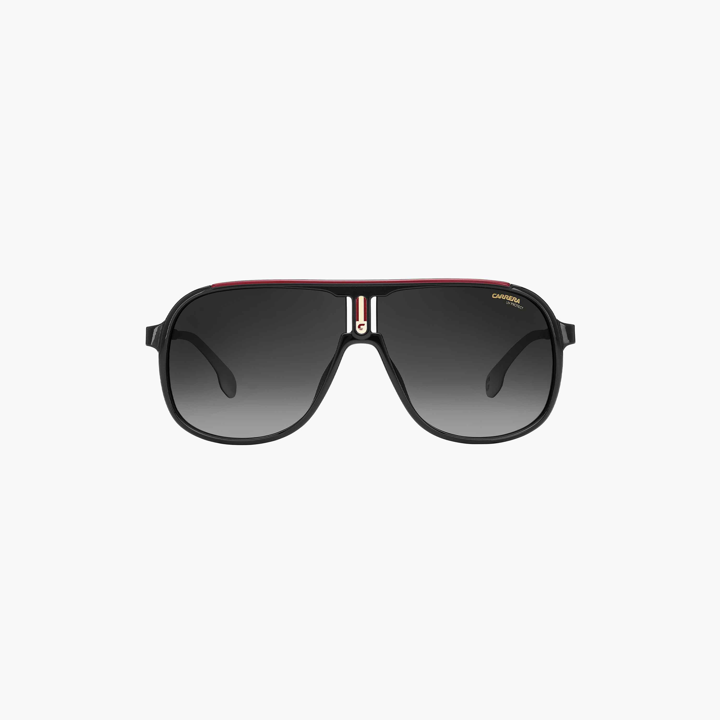 Carrera Men's UV Protected Dark Grey Shaded Lens 62 mm Navigator Sunglasses | 200387-men-sunglasses-image-2