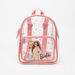 Barbie Print Zipper Backpack with Adjustable Shoulder Straps-Girl%27s Backpacks-thumbnail-0