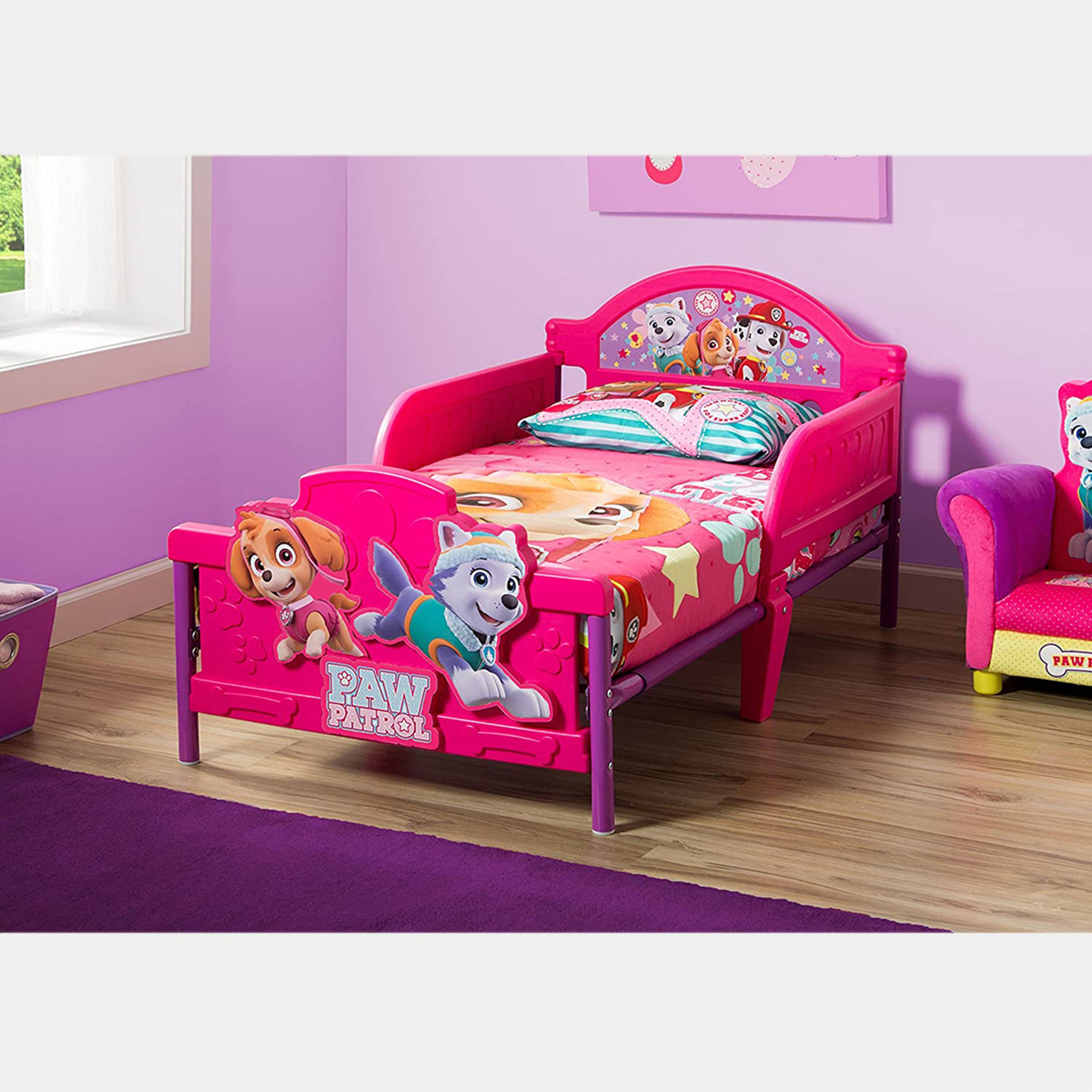 Buy Disney Paw Patrol 3D Footboard Toddler Bed for Babies Online in Qatar Centrepoint