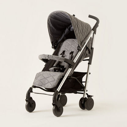 Giggles Solex Grey Foldable Buggy with Multi-Position Reclining Seat (Upto 3 years)