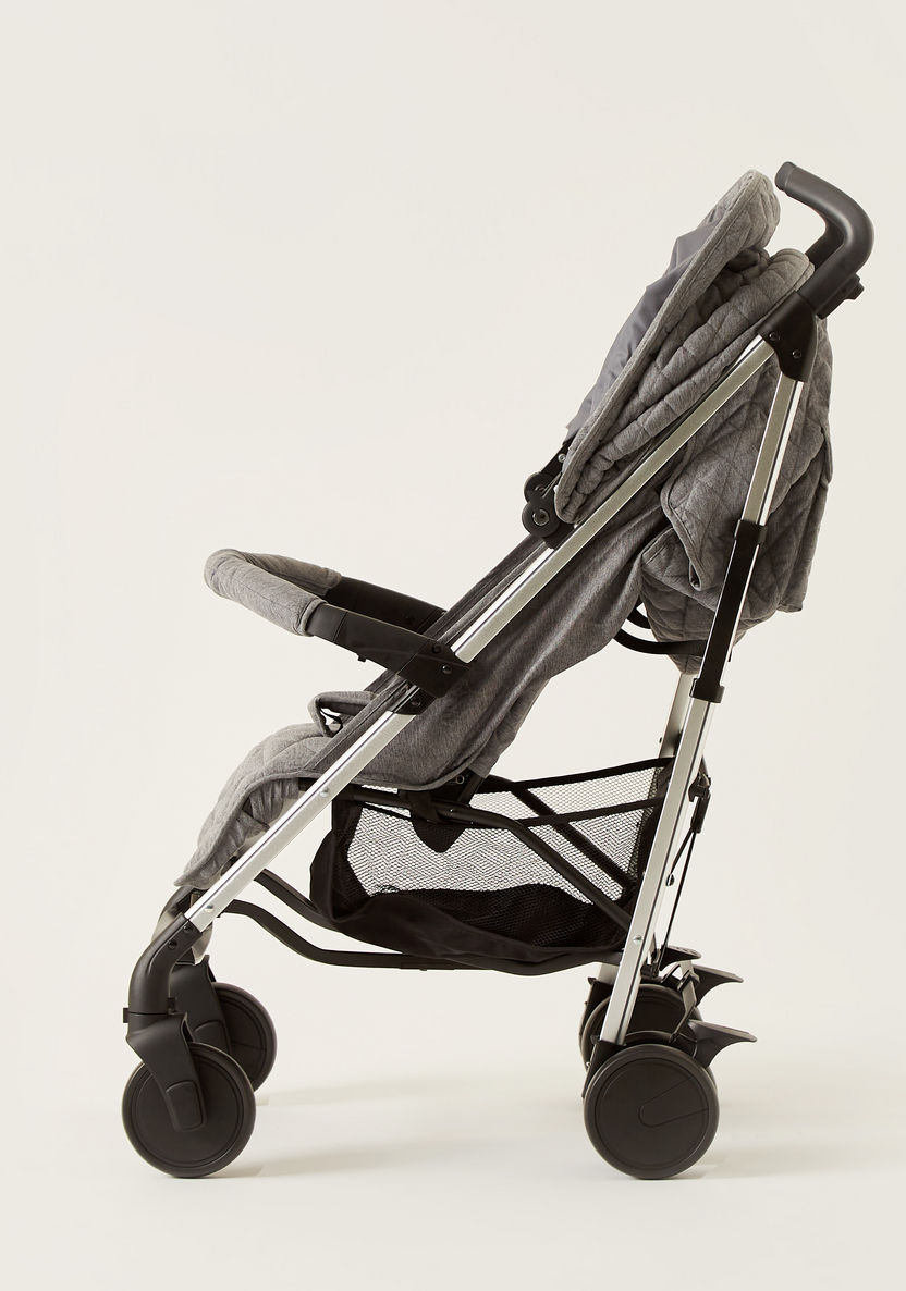 Giggles Solex Grey Foldable Buggy with Multi-Position Reclining Seat (Upto 3 years)-Buggies-image-3