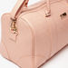 Elle Logo Embossed Duffel Bag with Double Handles-Duffle Bags-thumbnail-3