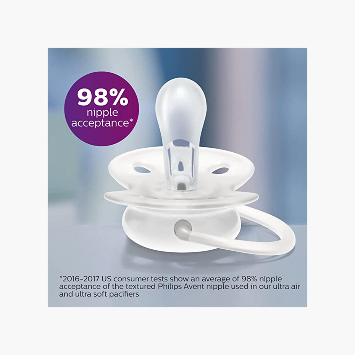 Philips Avent 2-Piece Ultra Soft Soother Set - 6-18 months-baby-feeding-pacifiers-image-3
