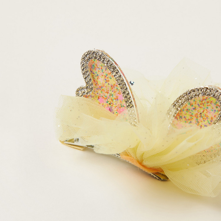 Charmz Butterfly Accented Hair Clip