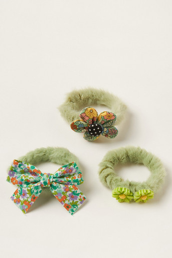 Charmz Embellished Scrunchie - Set of 3