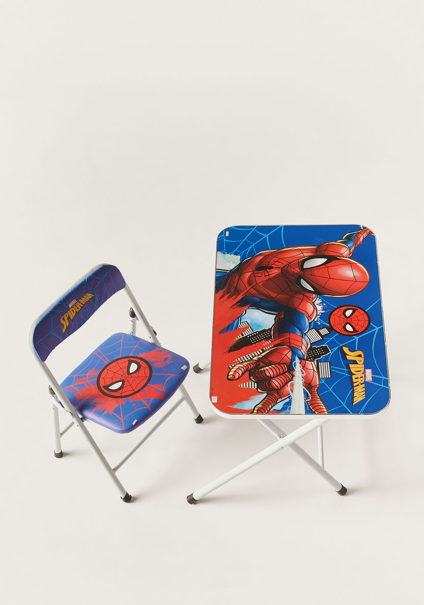 Spider-Man Print Table and Chair Set-Chairs and Tables-image-1
