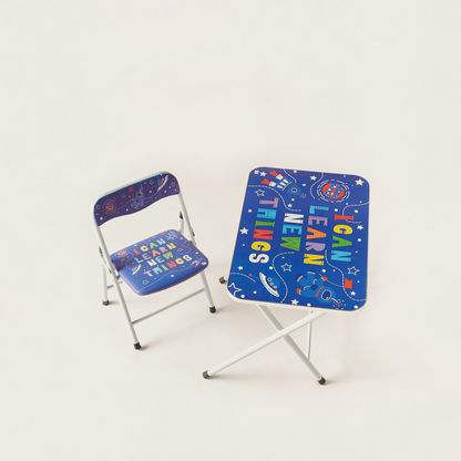 Toretto Printed Table and Chair Set