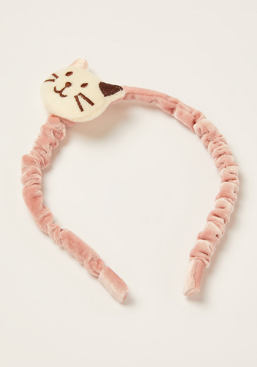 Charmz Cat Face Accented Headband-Hair Accessories-image-0