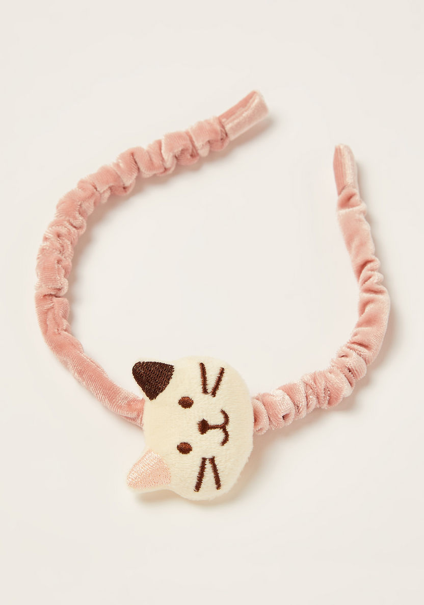 Charmz Cat Face Accented Headband-Hair Accessories-image-1