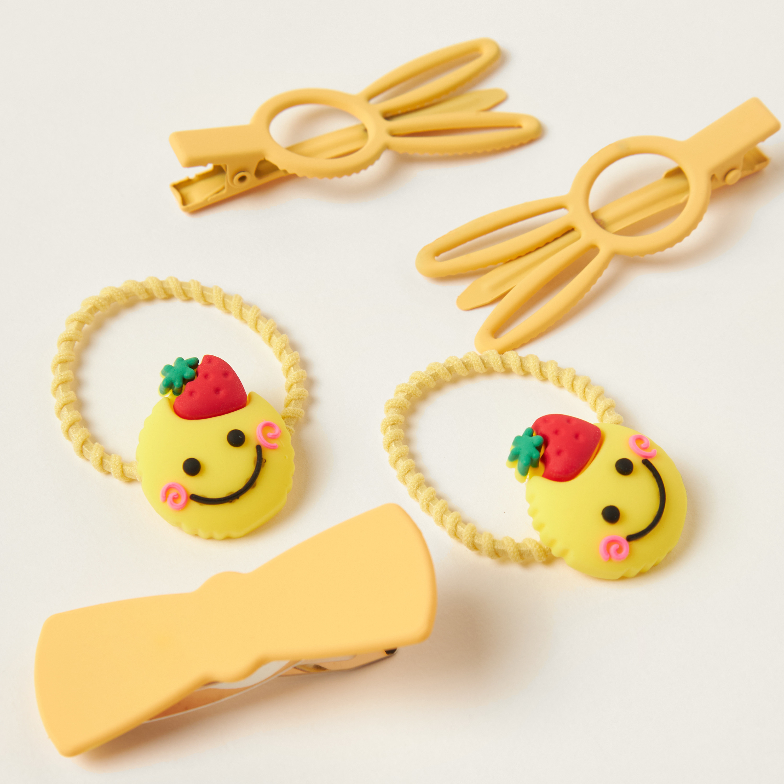 Charmz 5-Piece Hair Tie and Hair Clip Set-baby-girls-accessories-hairaccessories-image-4