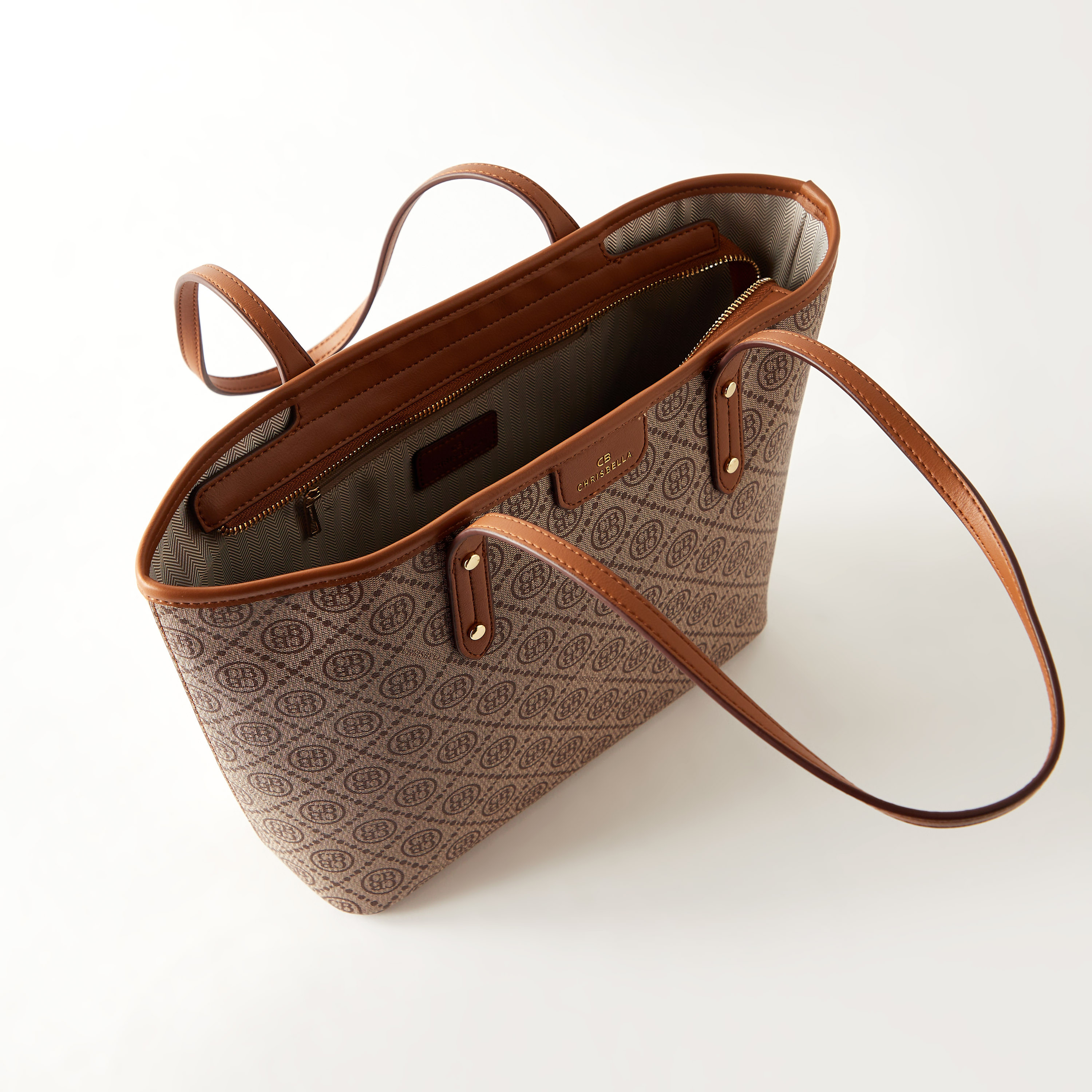 Chrisbella Printed Tote Bag with Double Handles-women-bagsandwallets-handbags-image-4