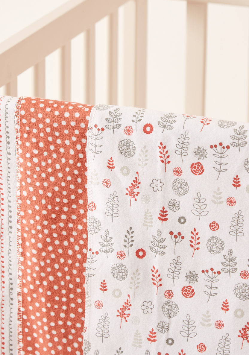 Juniors Printed Flannel Wrap - Set of 3-Swaddles and Sleeping Bags-image-1
