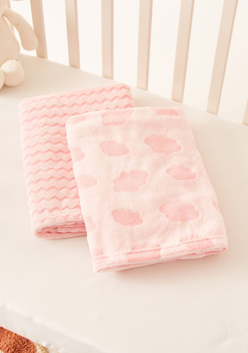 Juniors Coral Fleece Blanket - Set of 2-Blankets and Throws-image-3