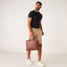 Duchini Solid Portfolio Bag with Detachable Strap and Zip Closure-Men%27s Handbags-thumbnail-5