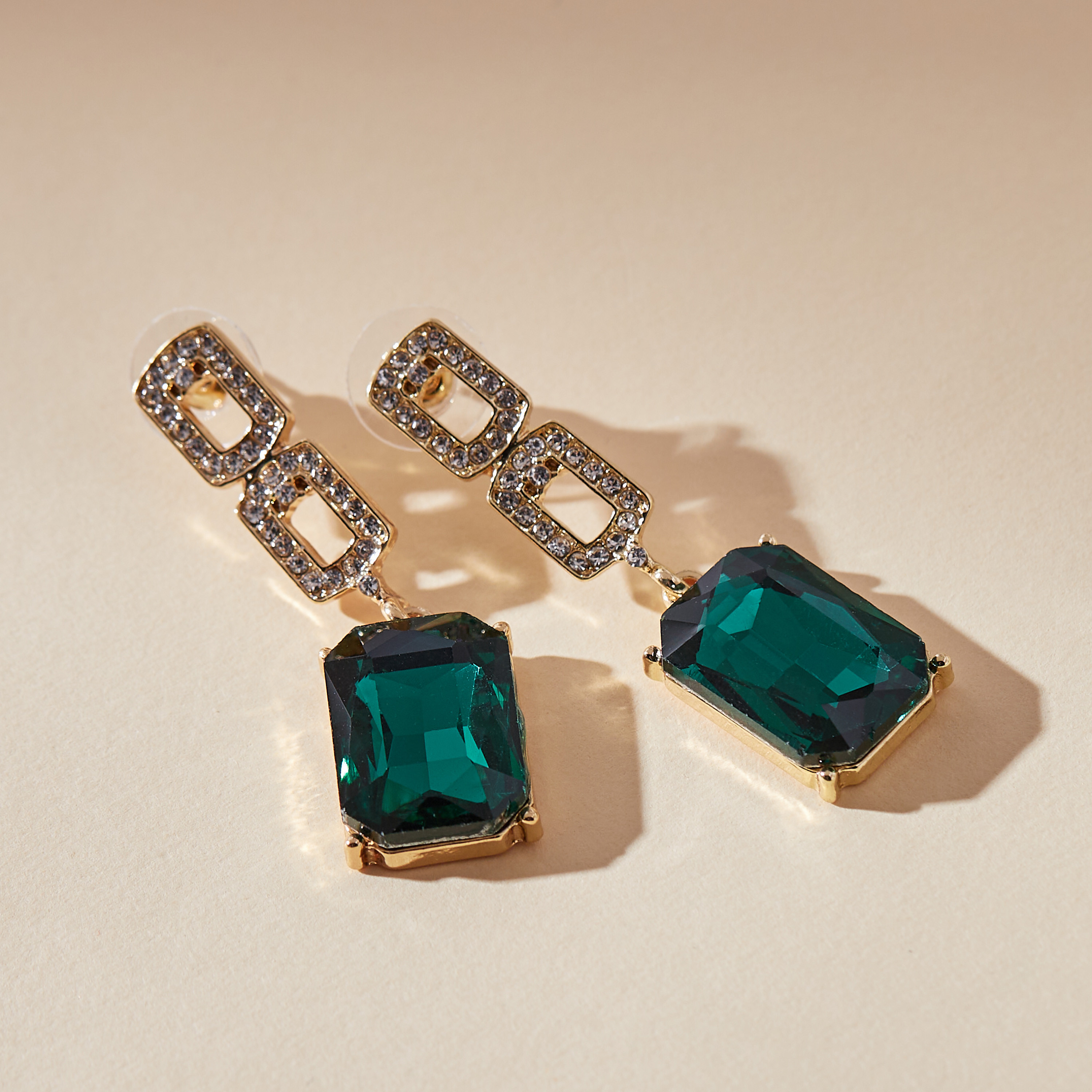 Embellished Dangler Earring with Push Back Closure-women-watchesandjewellery-jewellery-earrings-image-2