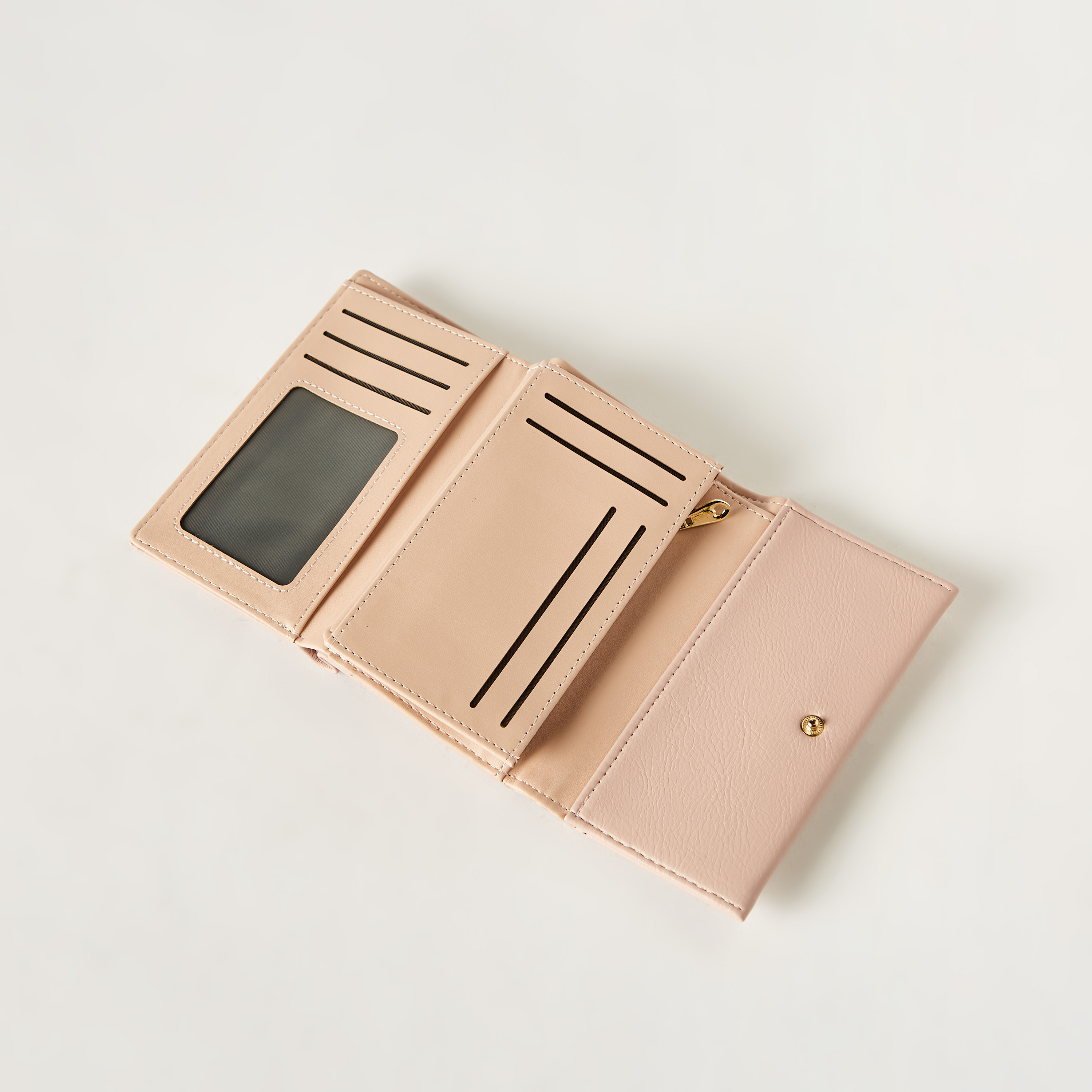Sasha Solid Flap Wallet with Snap Button Closure-women-bagsandwallets-wallets-image-4