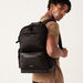Duchini Solid Backpack with Zip Closure and Adjustable Straps-Men%27s Backpacks-thumbnailMobile-0