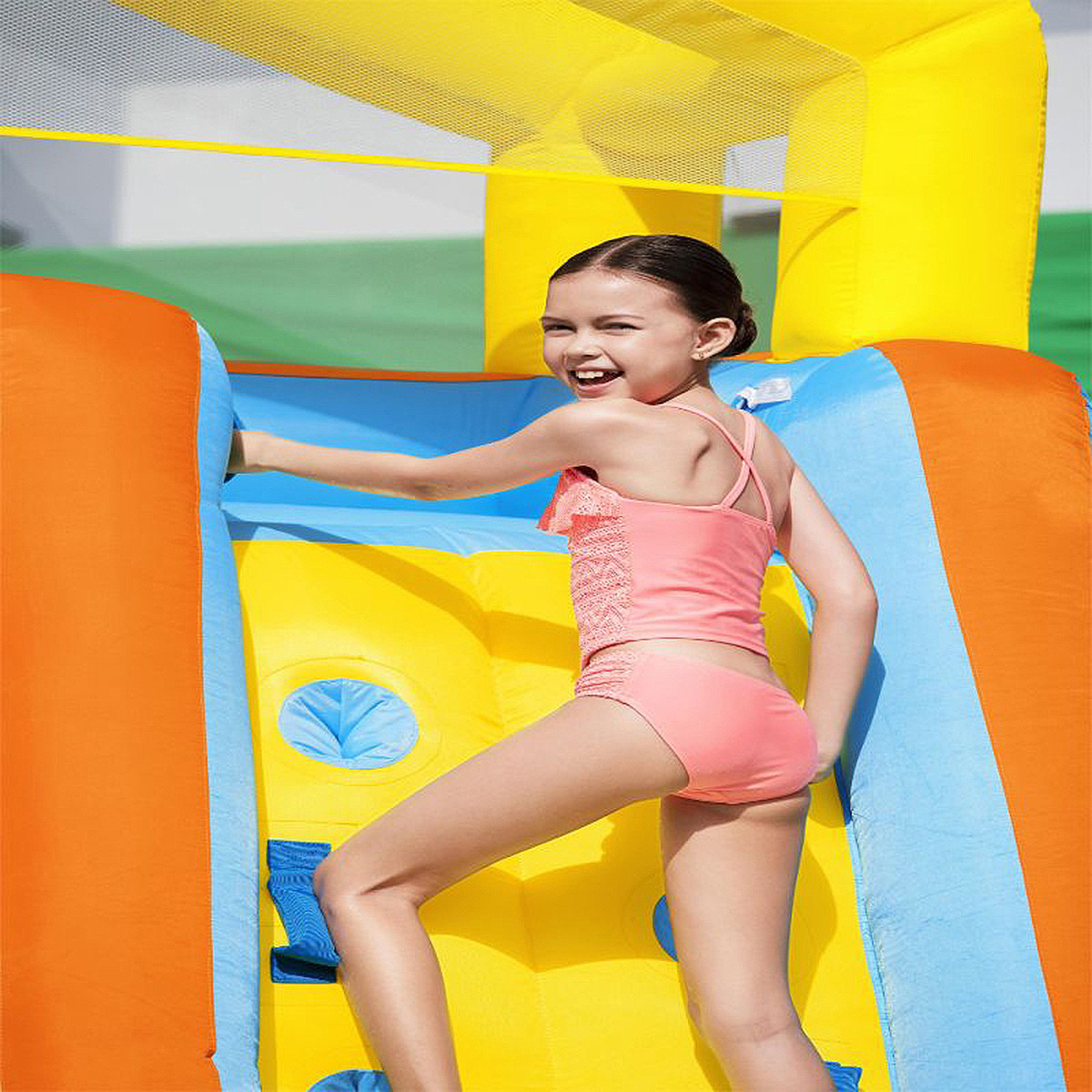 Buy Bestway Beachfront Water Park Bonanza Mega Pool with Slide ...