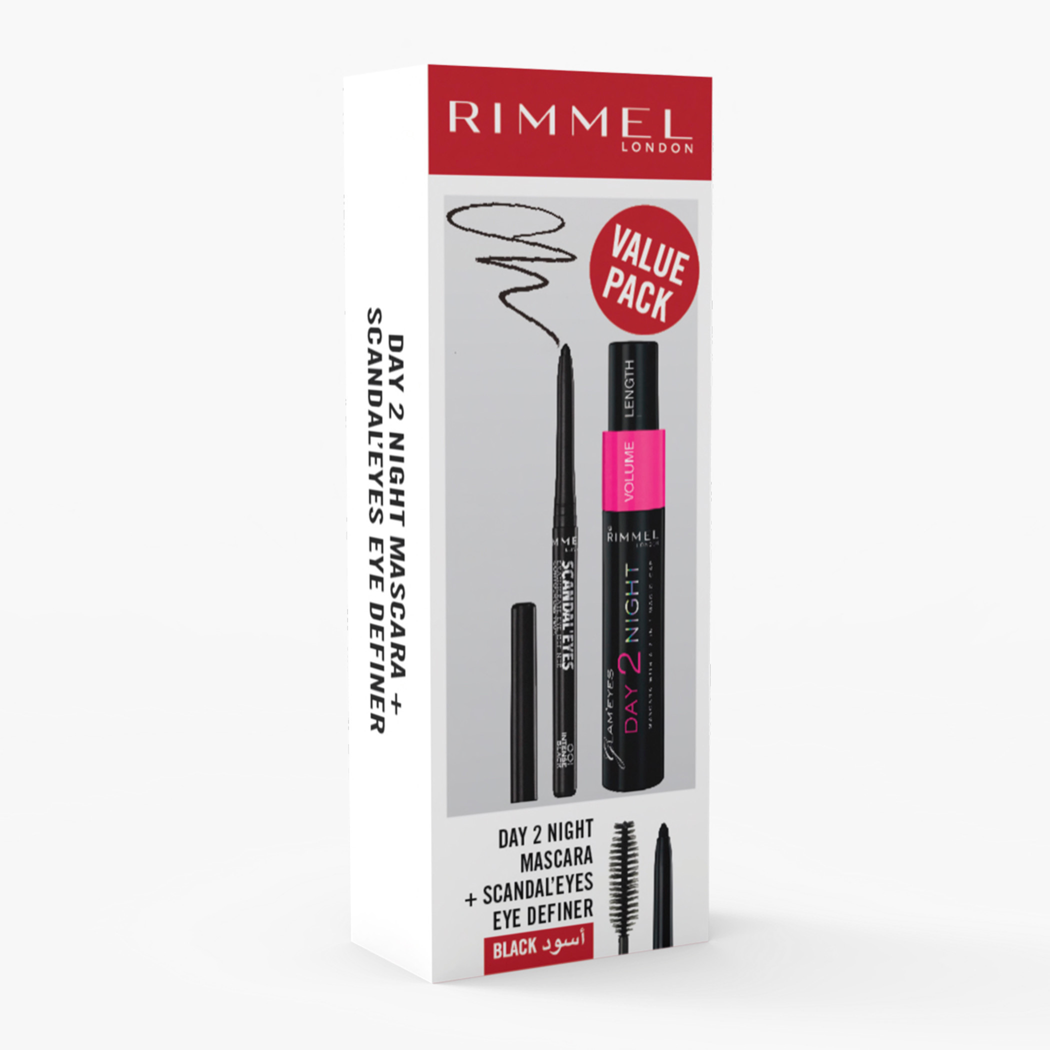 Rimmel Scandal Eyes Day 2 Night Mascara with Eye Definer-beautyandpersonalcare-giftsets-image-2