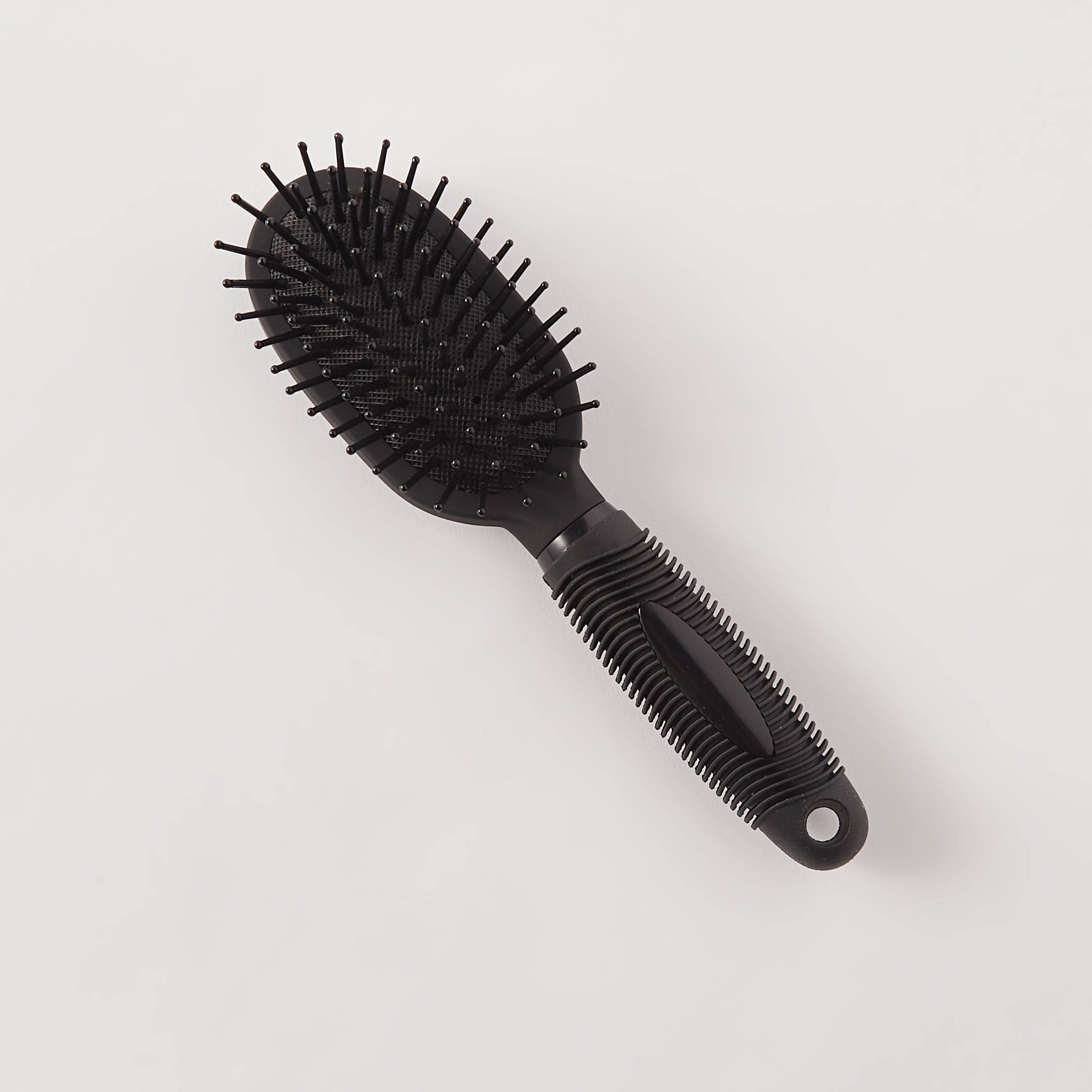 Textured Oval Hair Brush with Small Paddle-women-hairaccessories-brushesandcombs-image-2