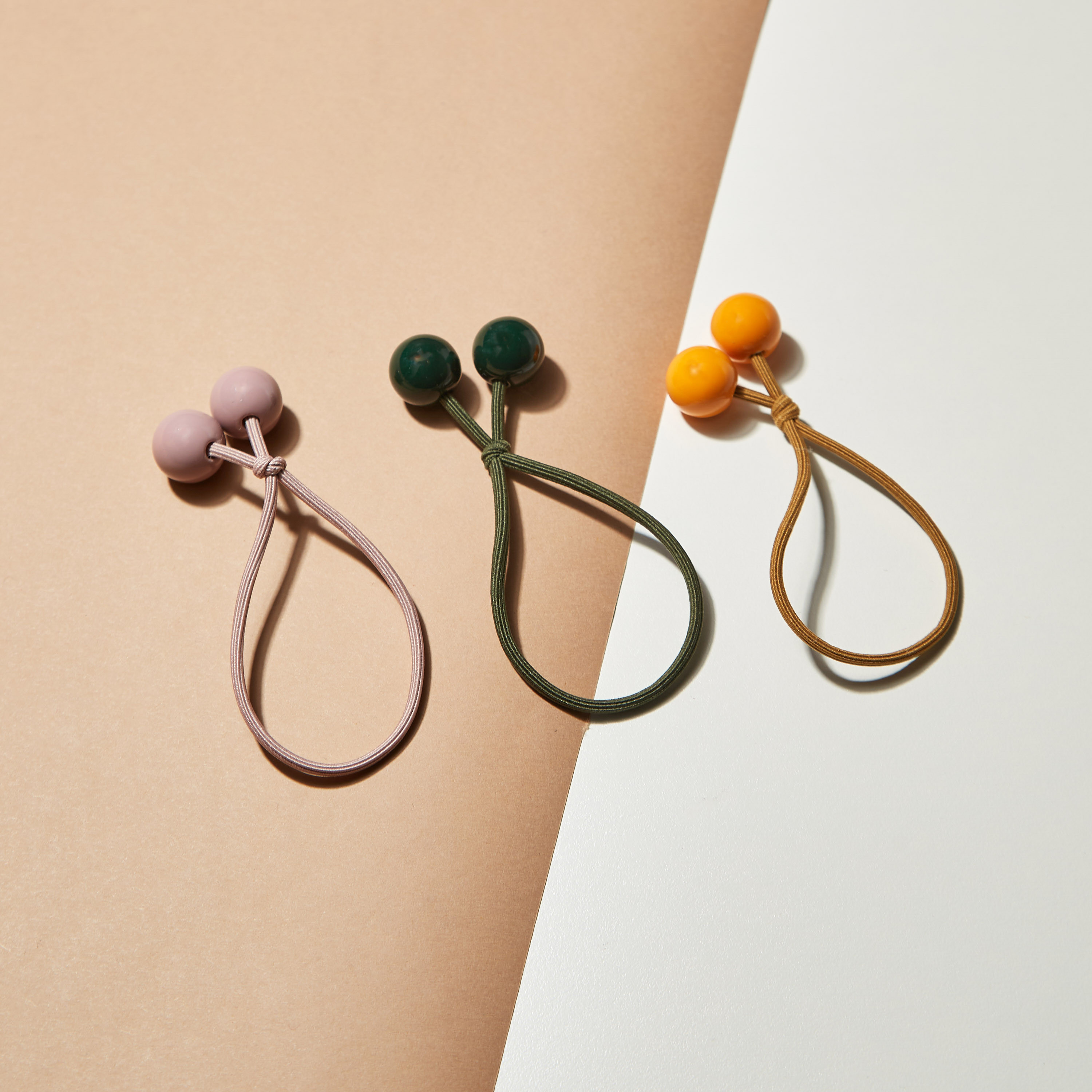 ربطات شعر معقودة بتزيينات من الخرز - طقم من 3 قطع-women-hairaccessories-others-image-2