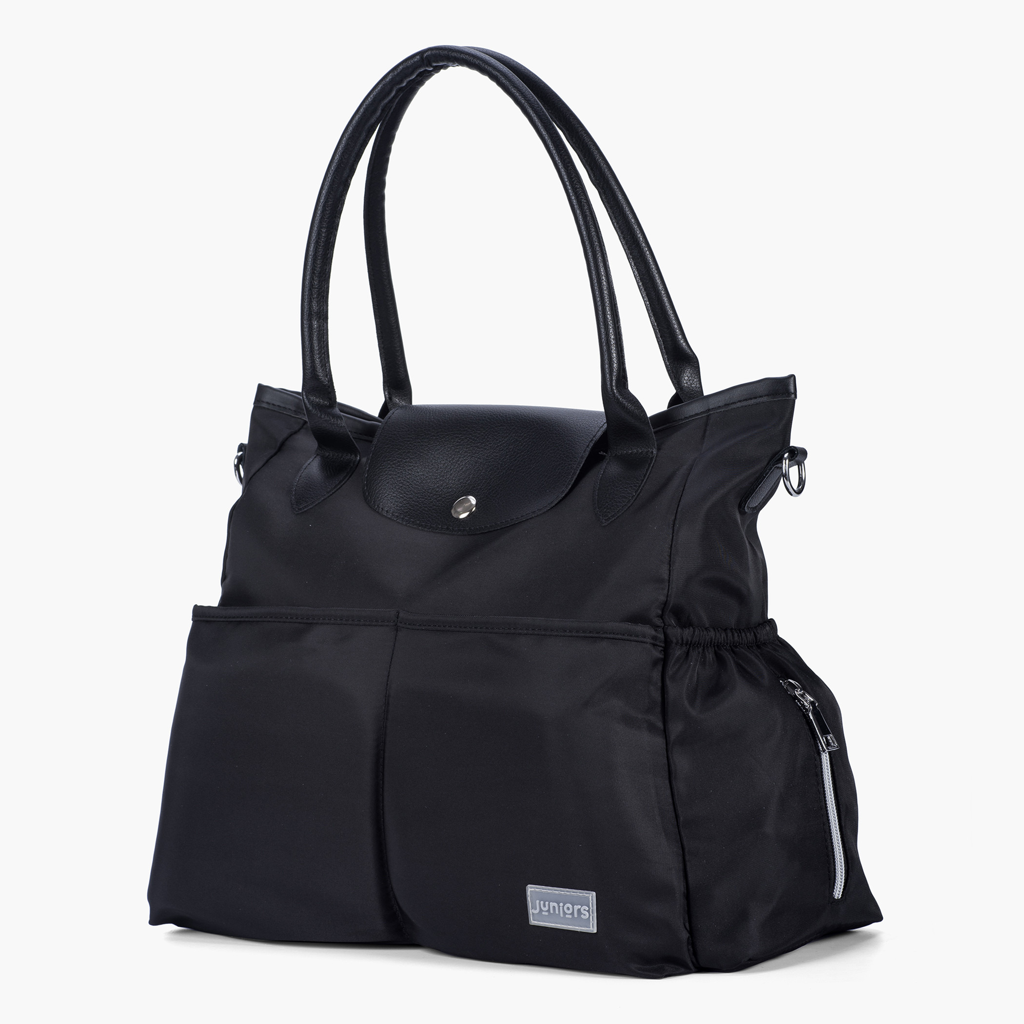 All black hot sale diaper bag