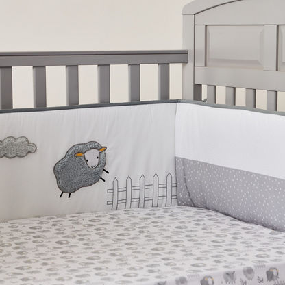 Juniors 5-Piece Little Sheep Embroidered Comforter Set - 83x106 cms