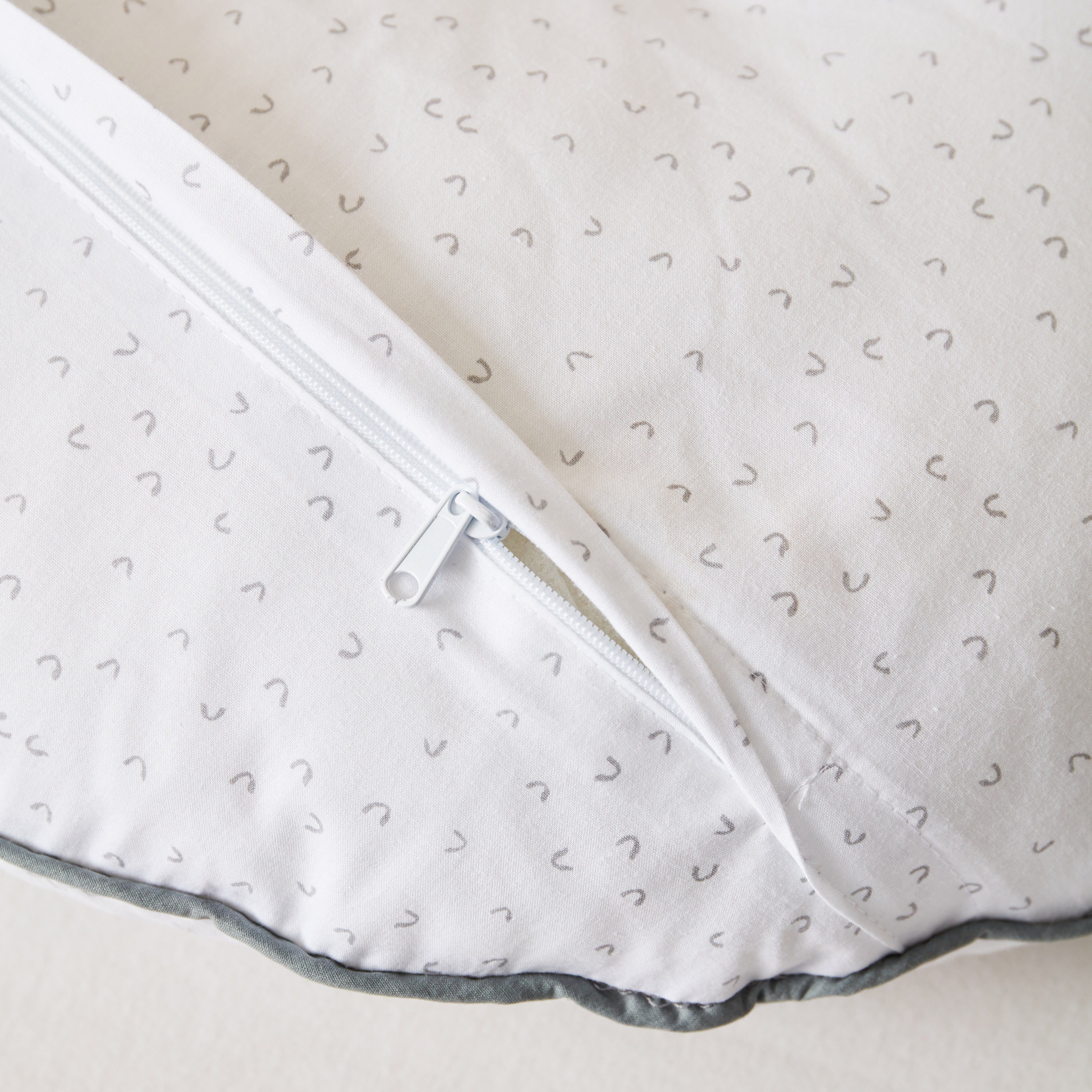 Juniors Little Sheep Print Feeding Pillow - 68x54 cms-baby-nursery-babybedding-image-4