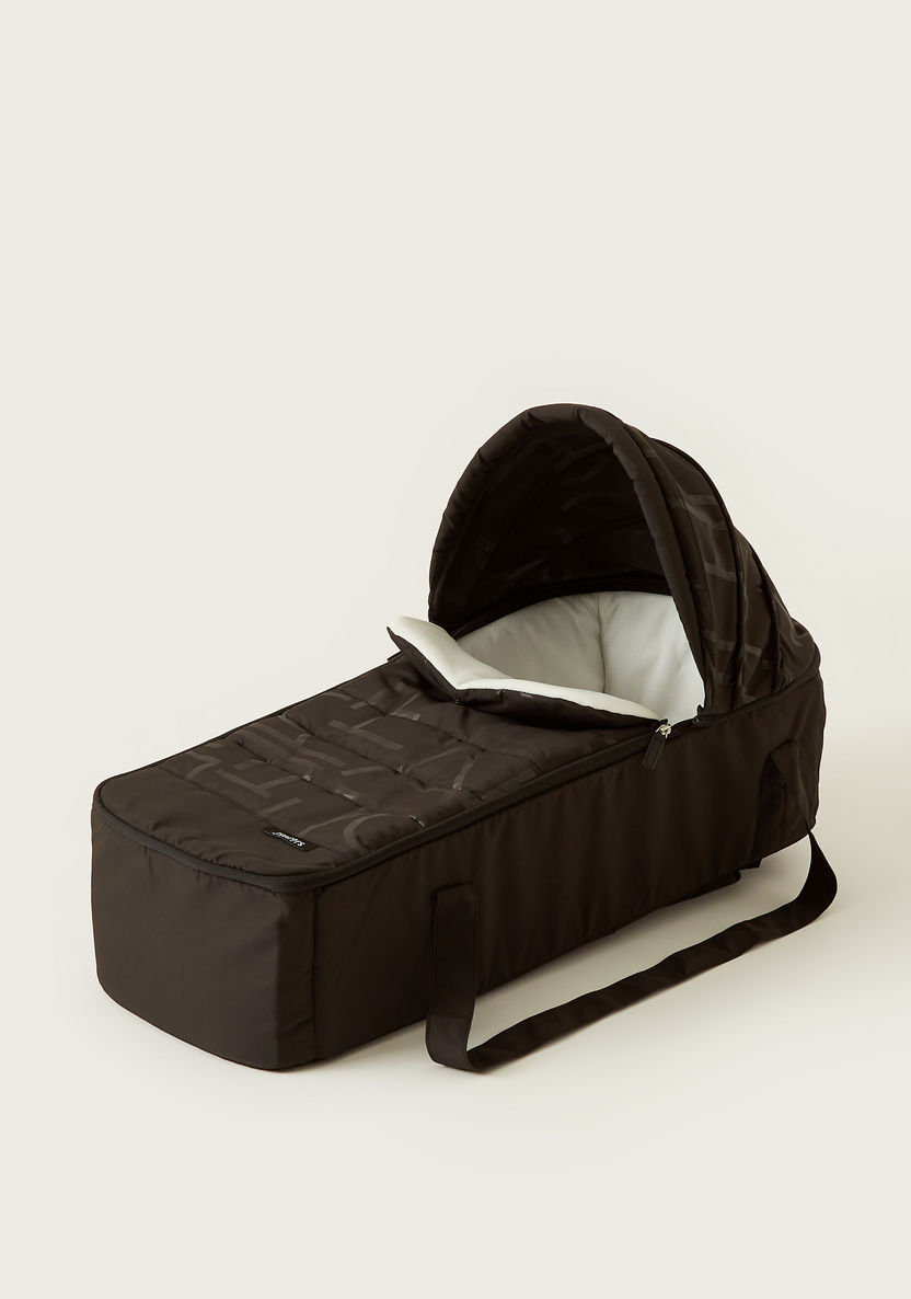 Juniors Jamie Graffiti-Gray Carry Cot with with Padded Lining (Upto 6 months) -Carry Cots-image-2