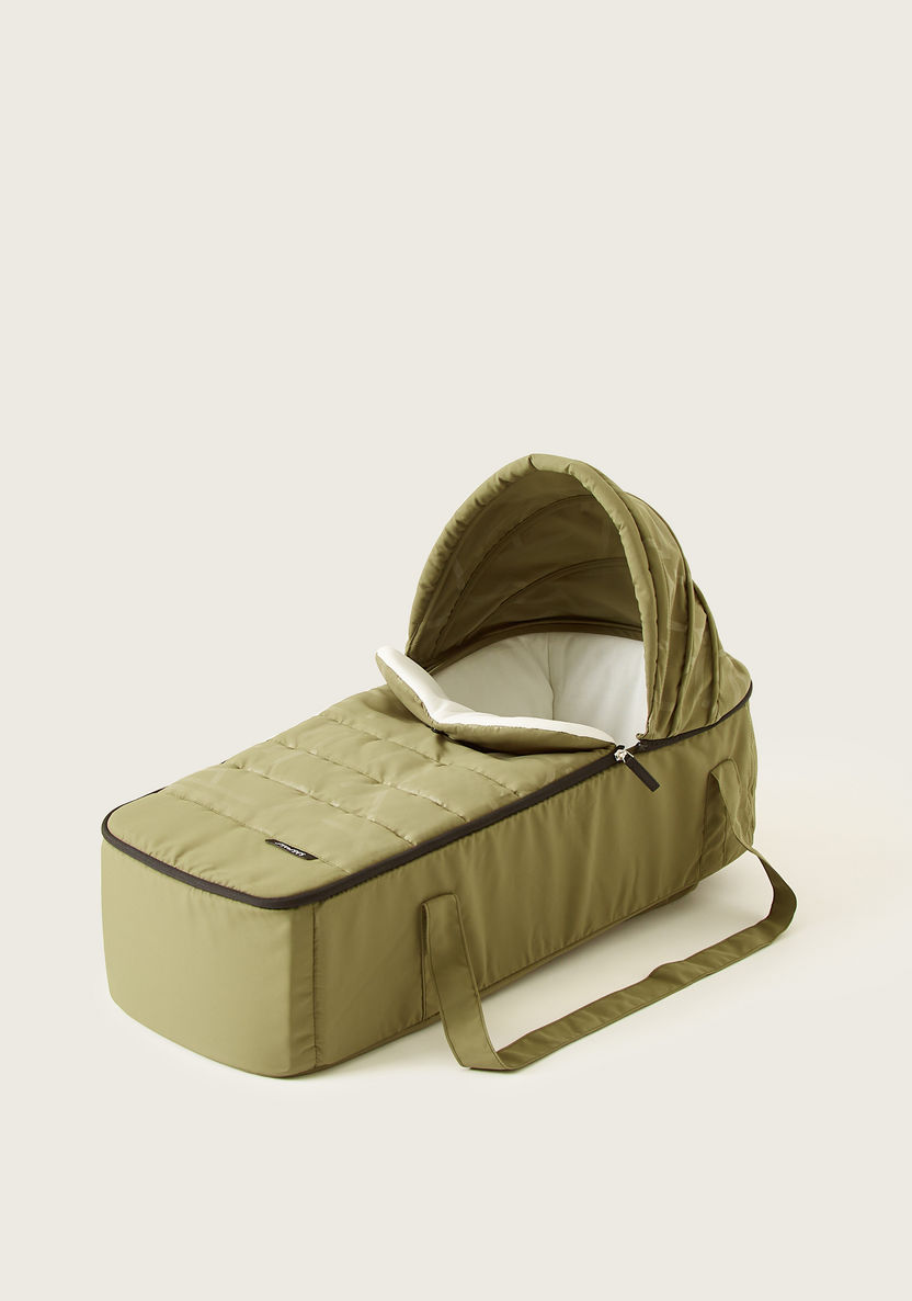 Juniors Jamie Army Green Carry Cot with Zip Fastening and Secure Double Handles (Upto 6 months) -Carry Cots-image-2