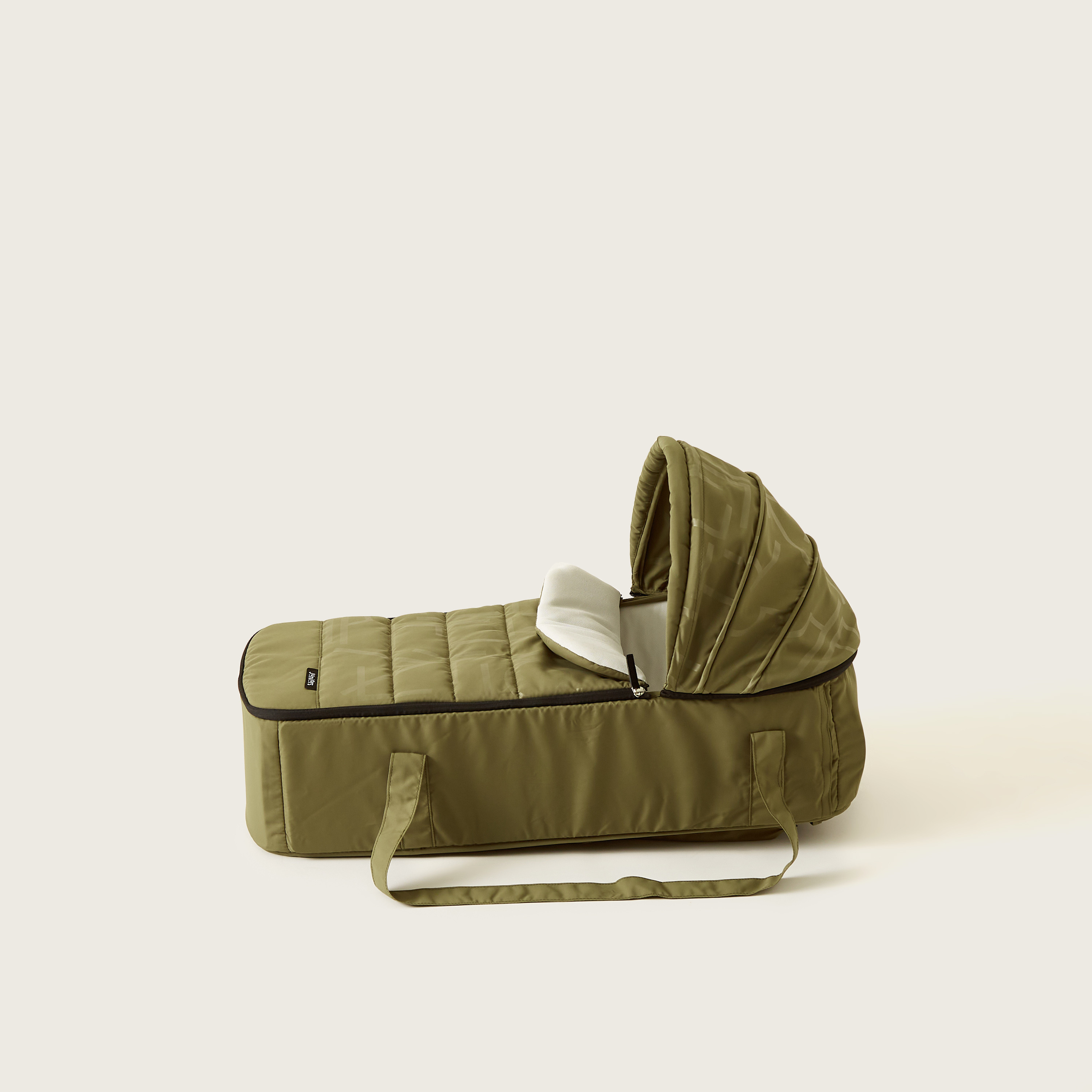 Juniors Jamie Army Green Carry Cot with Zip Fastening and Secure Double Handles (Upto 6 months) -baby-gear-carrycots-image-4
