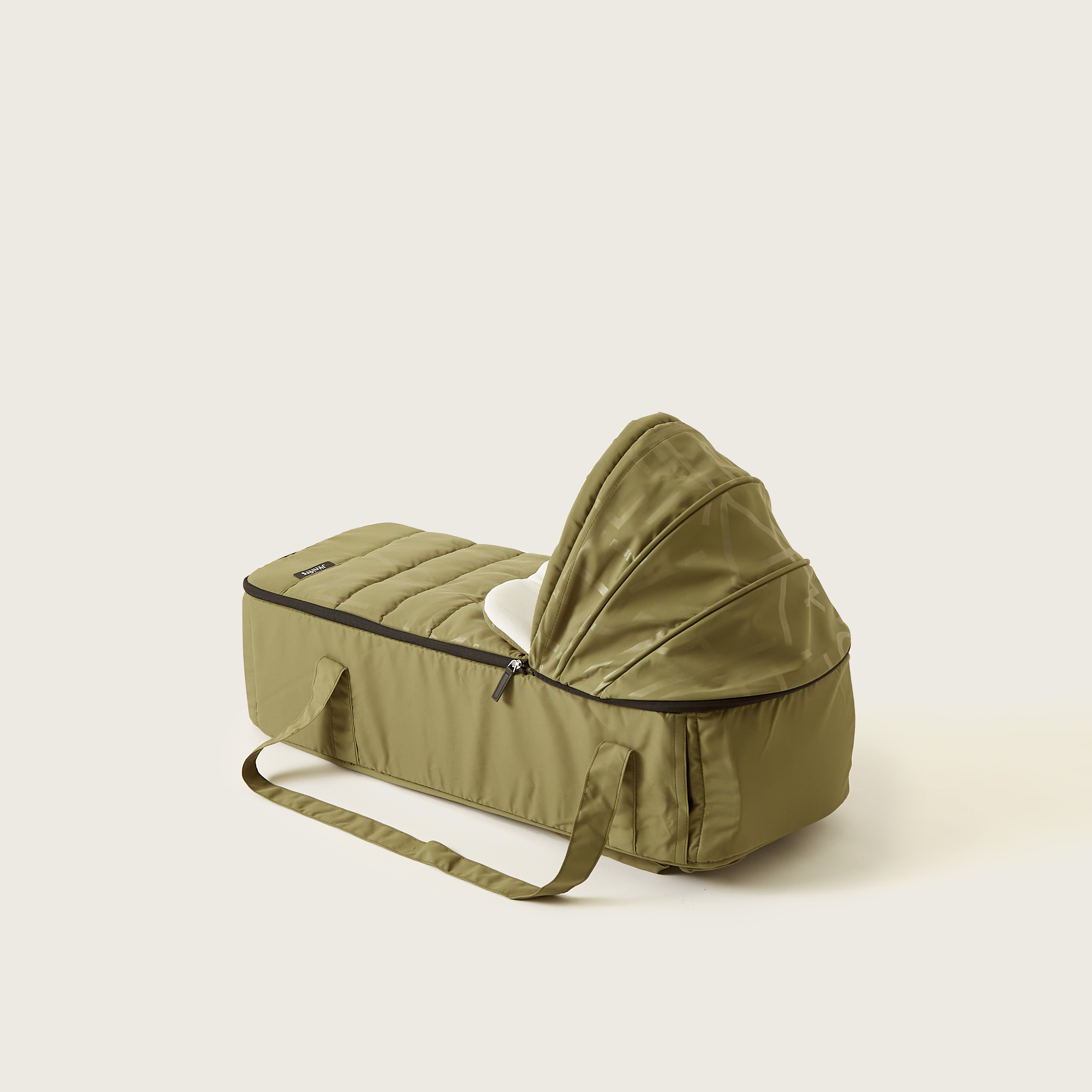 Juniors Jamie Army Green Carry Cot with Zip Fastening and Secure Double Handles (Upto 6 months) -baby-gear-carrycots-image-5