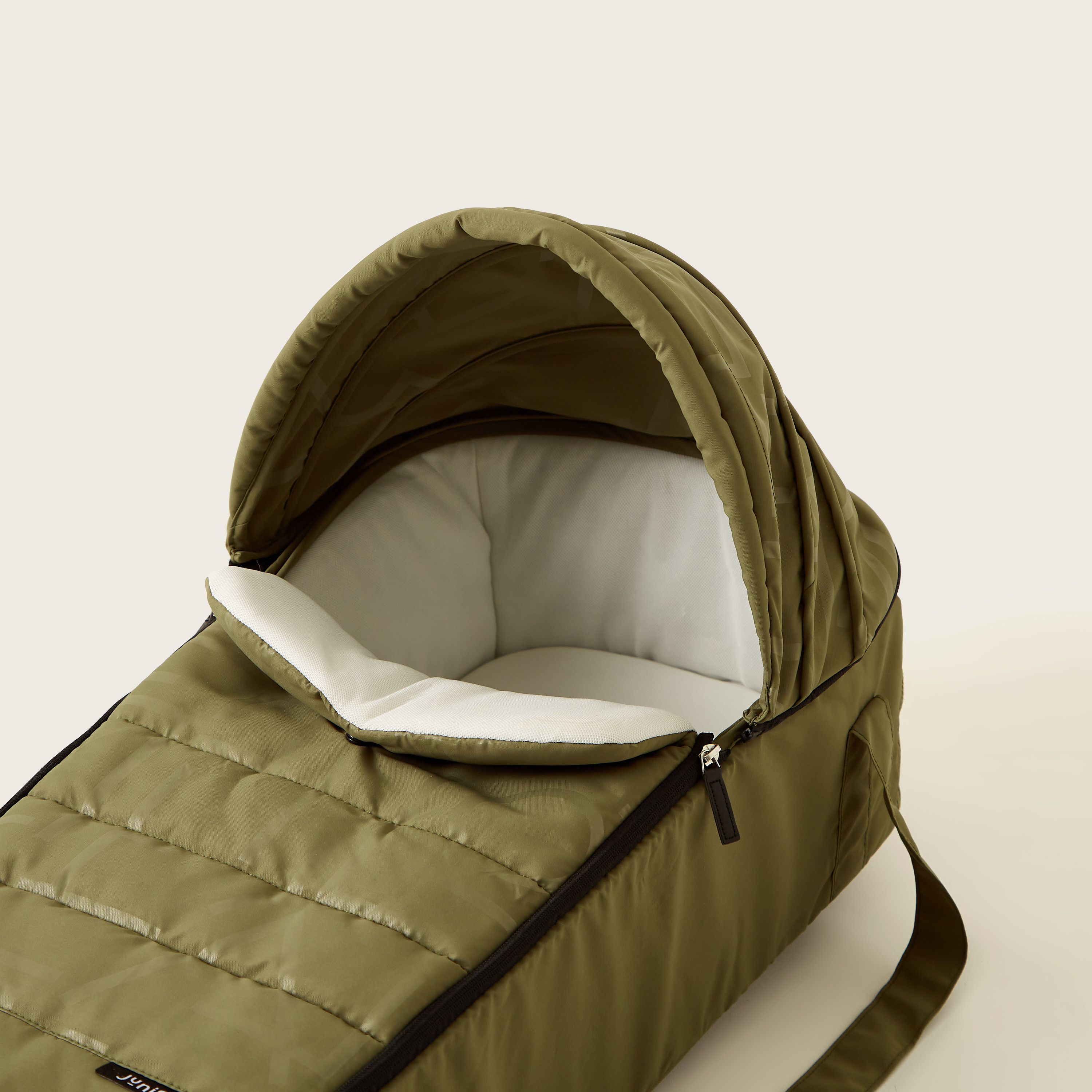 Juniors Jamie Army Green Carry Cot with Zip Fastening and Secure Double Handles (Upto 6 months) -baby-gear-carrycots-image-6