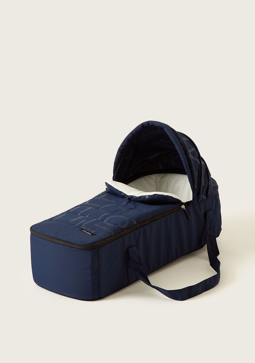 Juniors Jamie Blue Carry Cot with Zip Fastening and Secure Double Handles (Upto 6 months) -Carry Cots-image-2