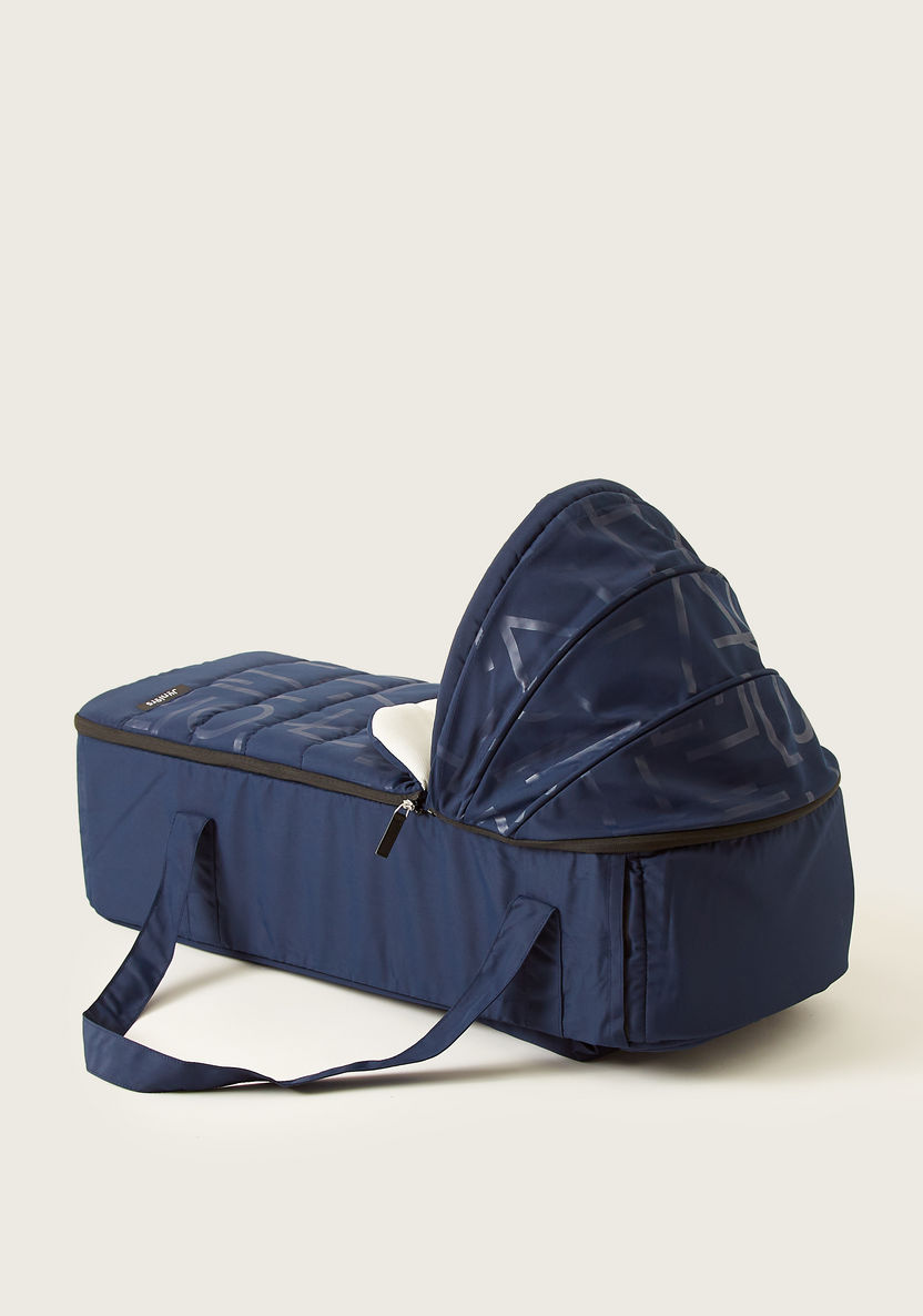 Juniors Jamie Blue Carry Cot with Zip Fastening and Secure Double Handles (Upto 6 months) -Carry Cots-image-4
