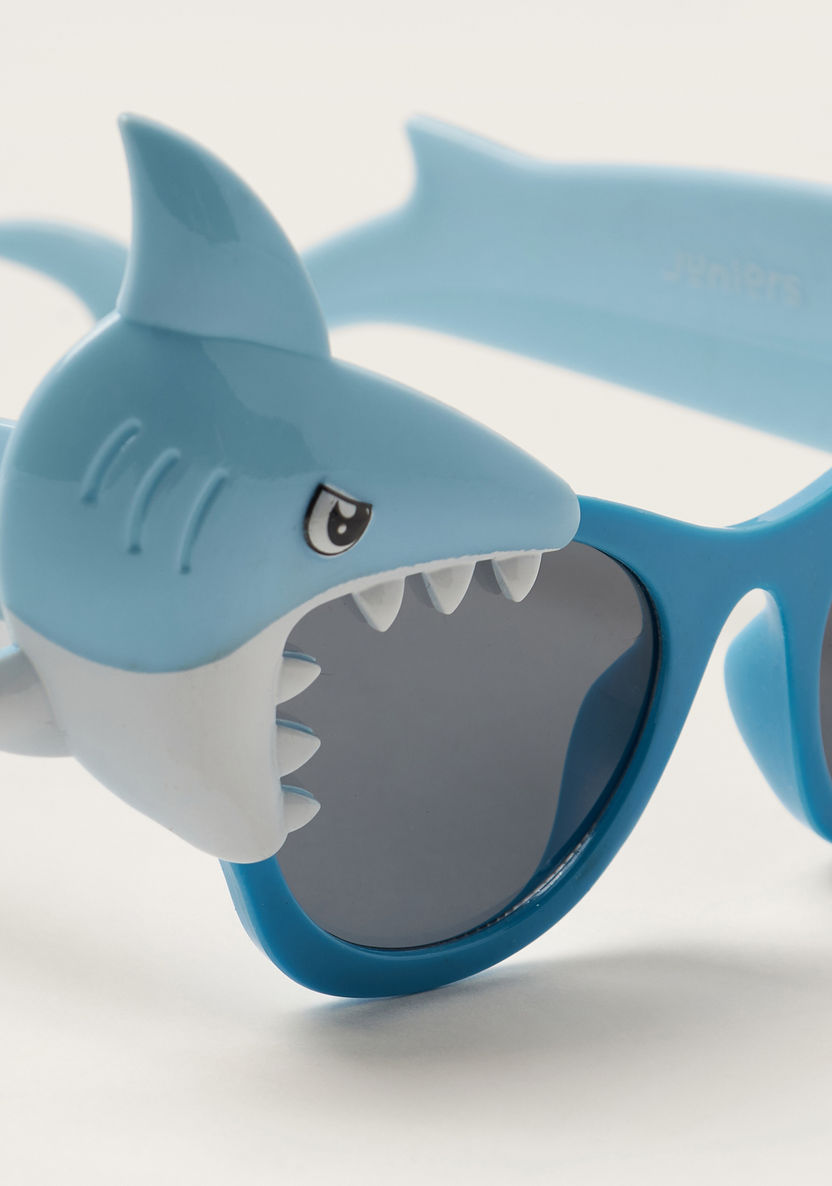 Juniors Shark Accented Sunglasses-Sunglasses-image-1