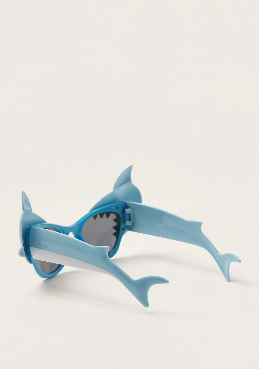 Juniors Shark Accented Sunglasses-Sunglasses-image-3