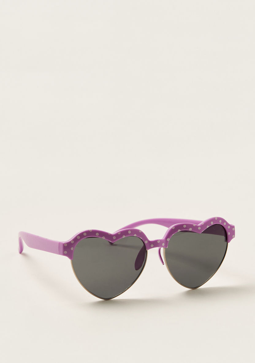 Charmz Heart-Shaped Tinted Sunglasses-Sunglasses-image-0