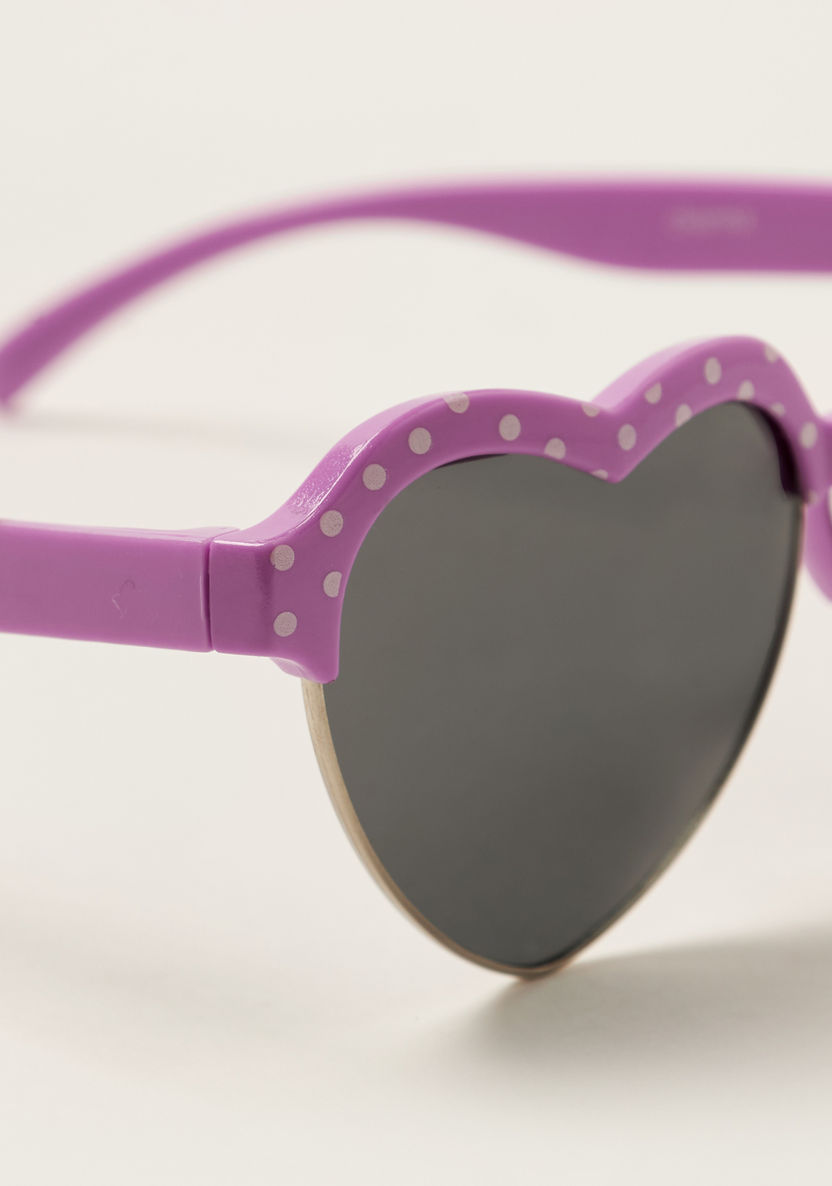 Charmz Heart-Shaped Tinted Sunglasses-Sunglasses-image-1