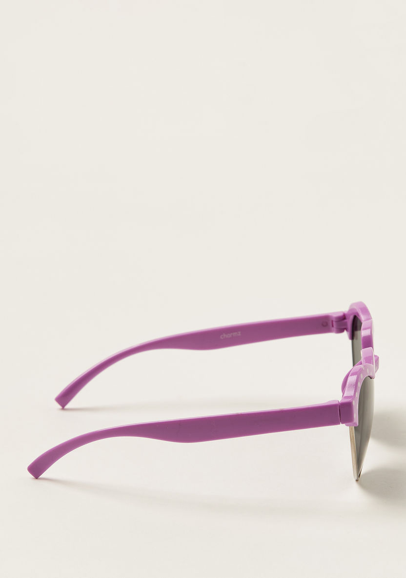 Charmz Heart-Shaped Tinted Sunglasses-Sunglasses-image-2