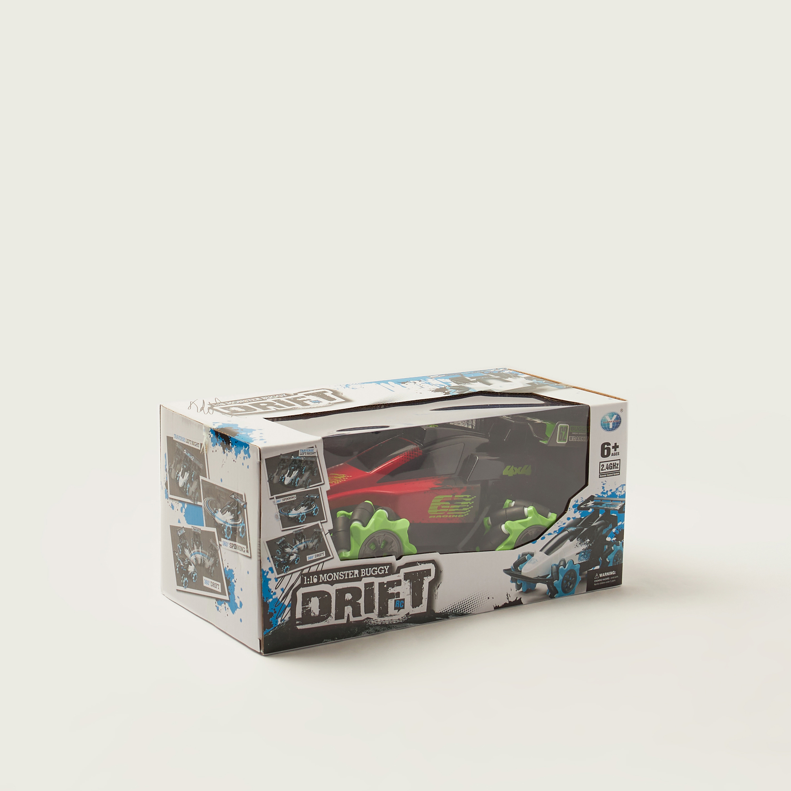 لعبة سيارة باجي دريفت مونستر بجهاز تحكم عن بعد من يدافينج-toys-remotecontrolledvehicles-rccars-image-1