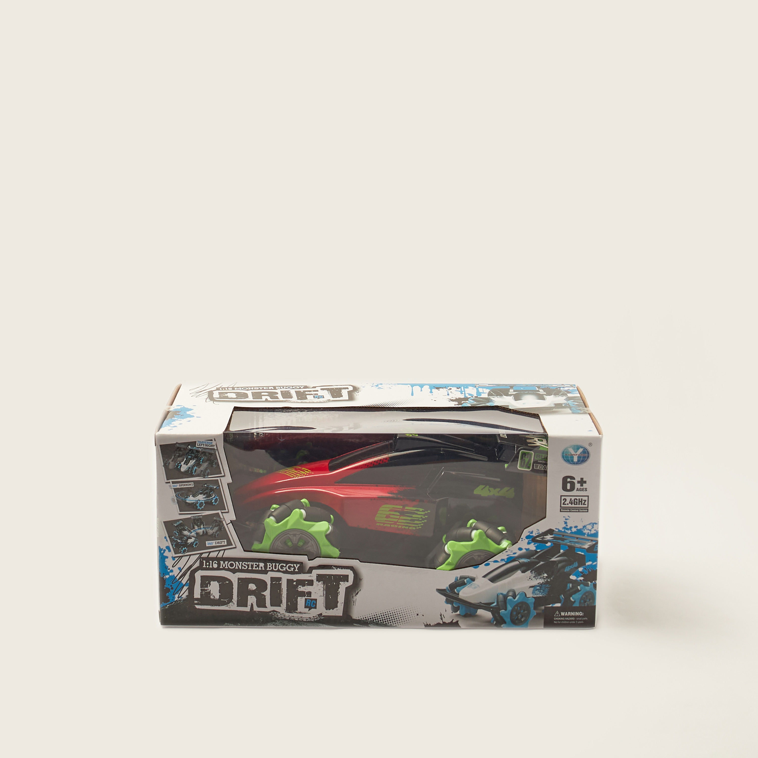 لعبة سيارة باجي دريفت مونستر بجهاز تحكم عن بعد من يدافينج-toys-remotecontrolledvehicles-rccars-image-2
