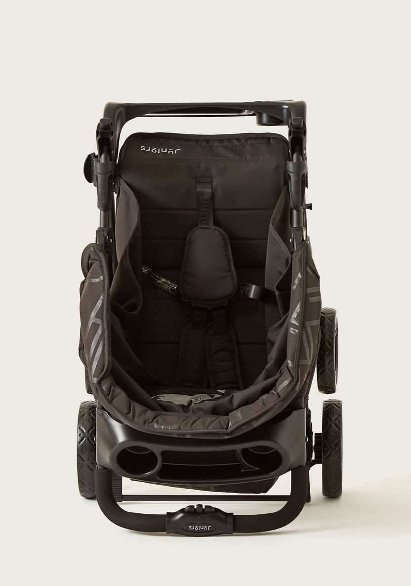 Juniors Jazz Black Baby Stroller with 4 Reclining Positions (Upto years)-Strollers-image-13