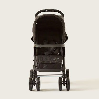 Juniors Jazz Black Baby Stroller with 4 Reclining Positions (Upto years)-Strollers-image-1