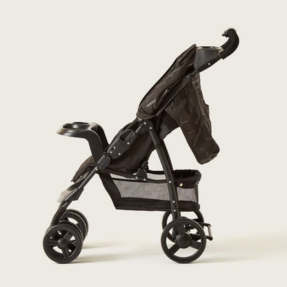 Juniors Jazz Black Baby Stroller with 4 Reclining Positions (Upto years)-Strollers-image-3