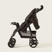 Juniors Jazz Black Baby Stroller with 4 Reclining Positions (Upto years)-Strollers-thumbnail-3