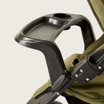 Juniors Jazz  Army Green Stroller with 4 Reclining Positions (Upto 3 years)