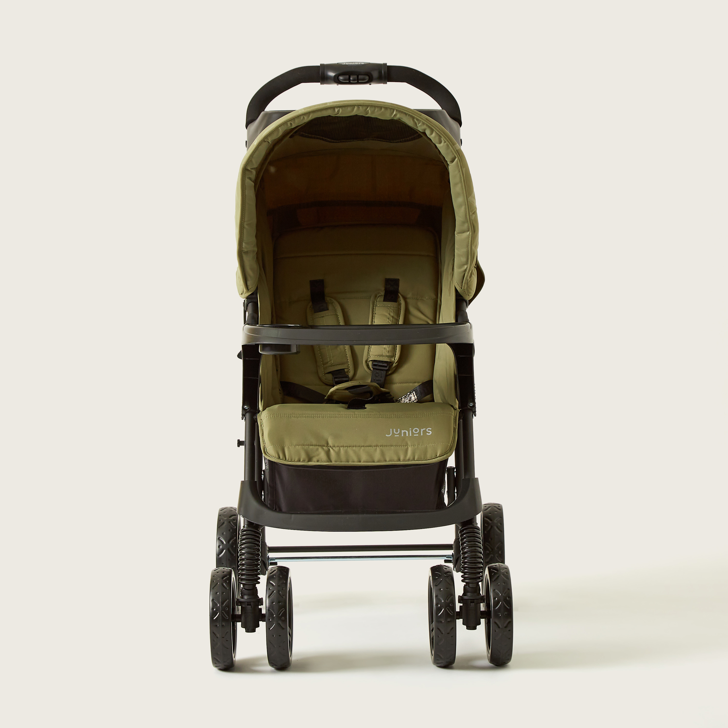 Juniors Jazz  Army Green Stroller with 4 Reclining Positions (Upto 3 years)-baby-gear-strollersandprams-strollers-image-2